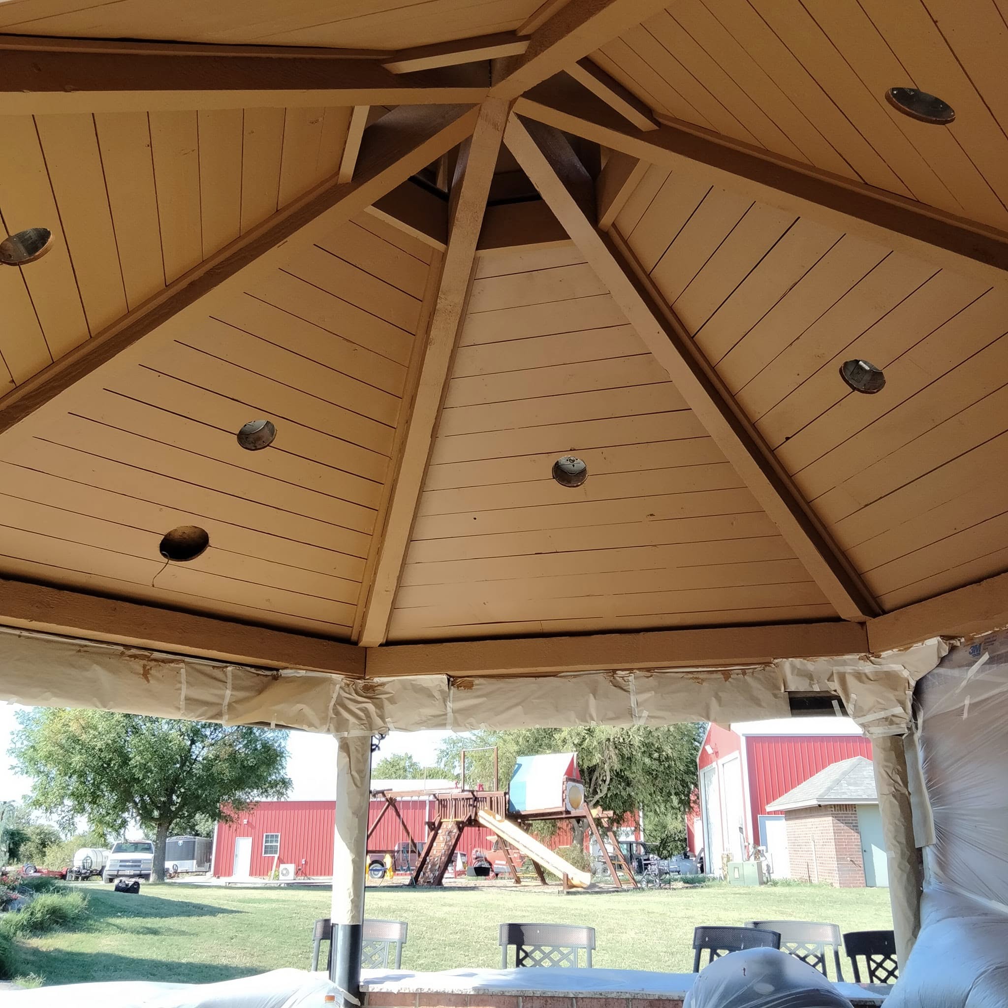 Deck staining project