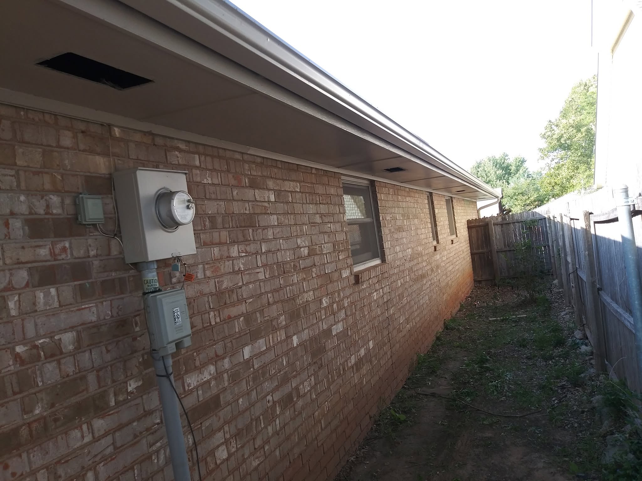 Exterior trim and fascia painting