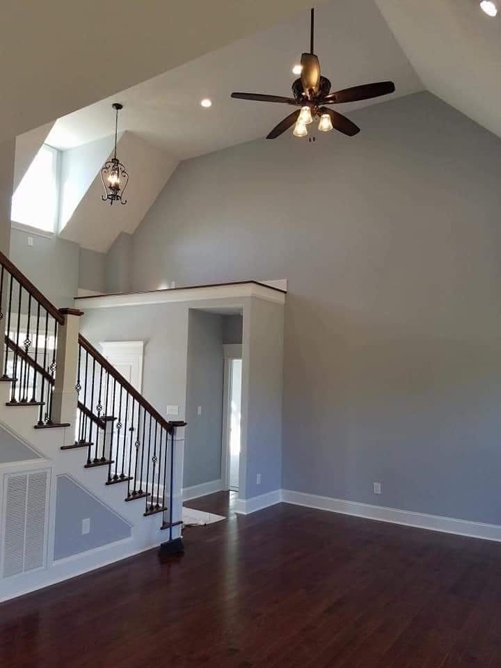 Hallway and staircase interior painting